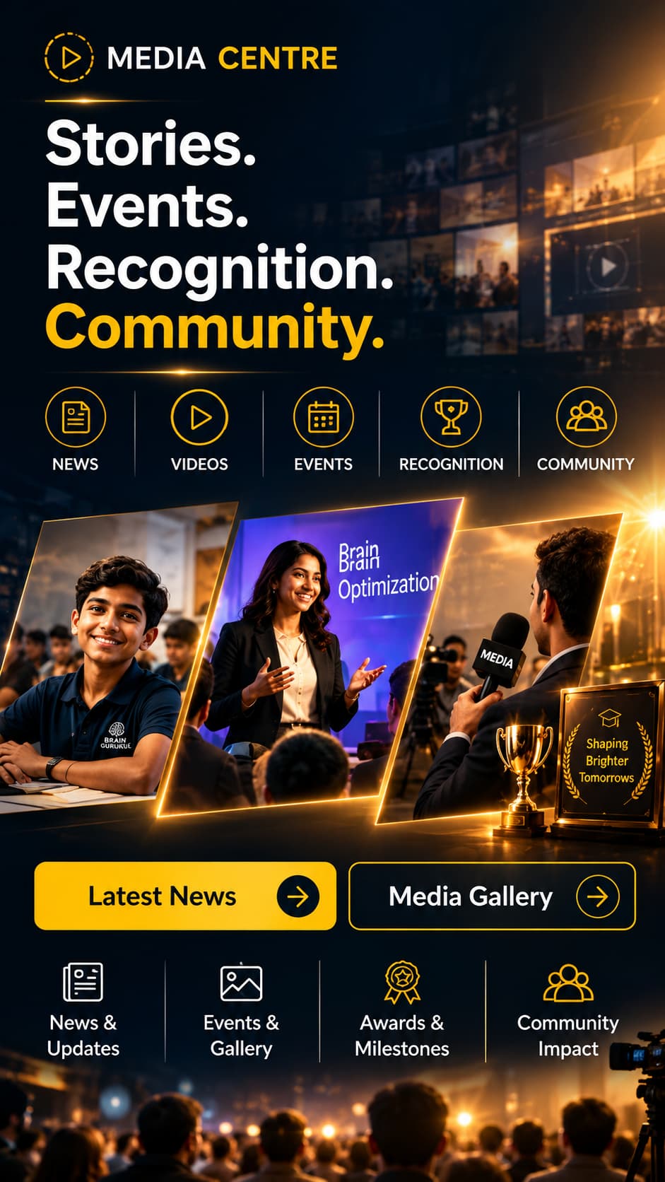 Brain Gurukul homepage hero visual