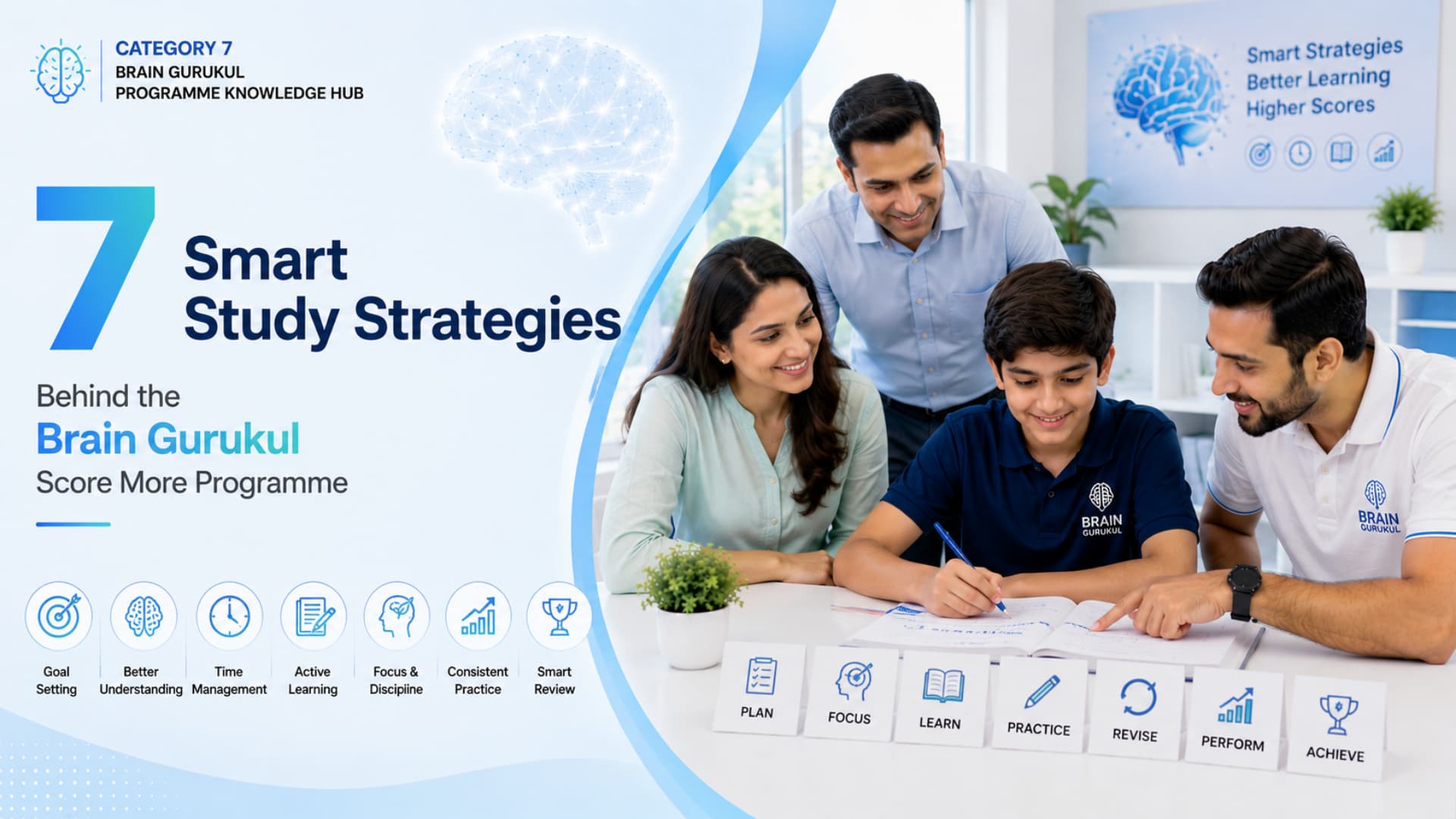 7 Smart Study Strategies Behind the Brain Gurukul Score More Programme