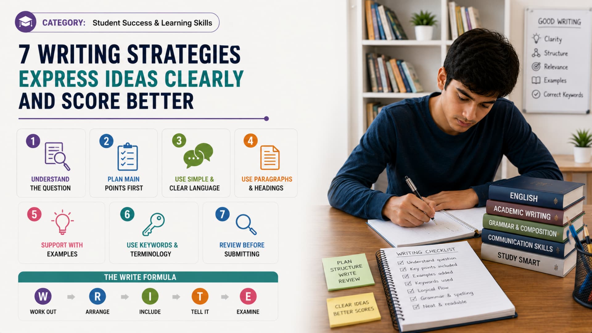 7 Writing Strategies That Can Help Students Express Ideas Clearly and Score Better