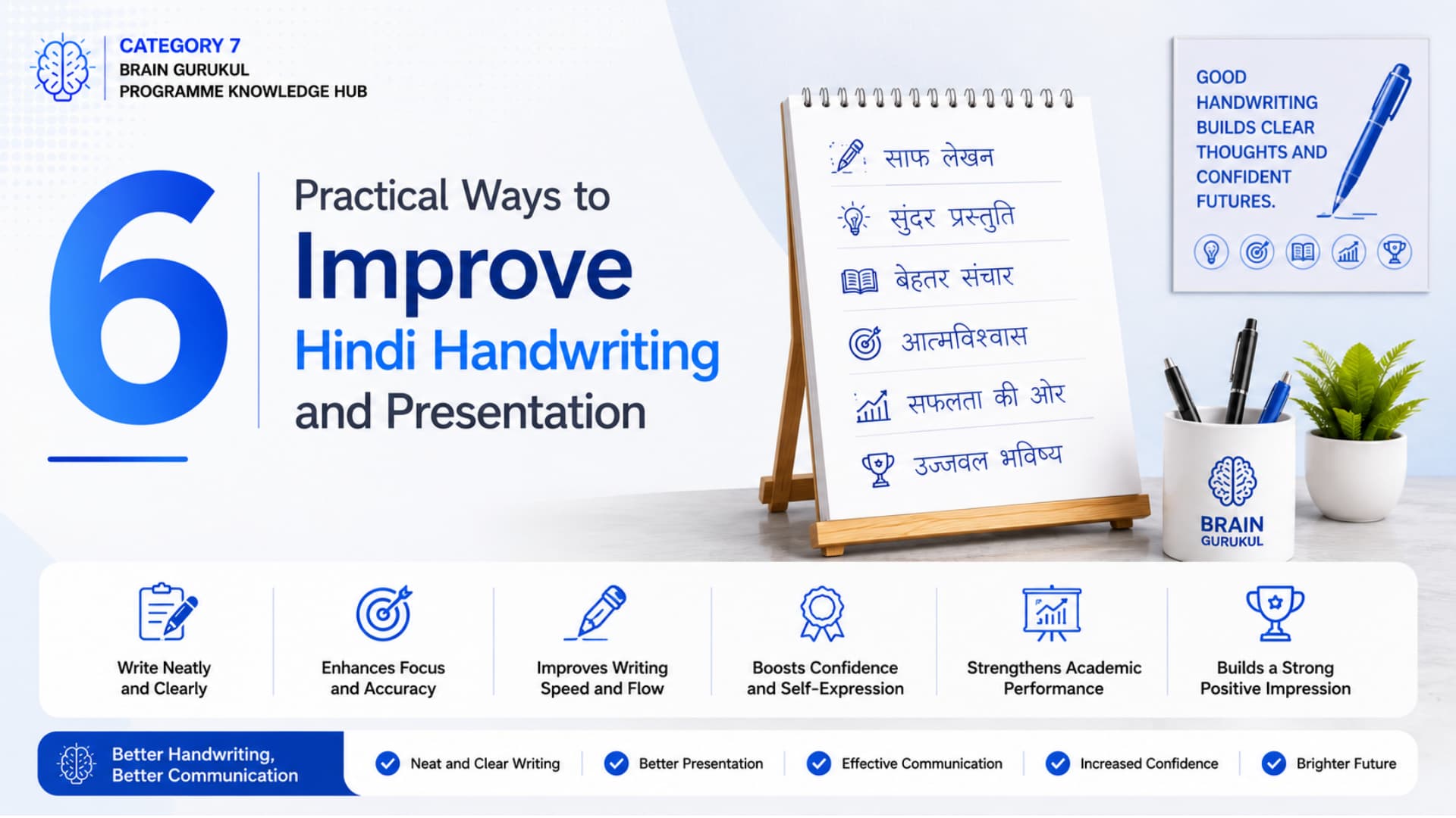 6 Practical Ways to Improve Hindi Handwriting and Presentation