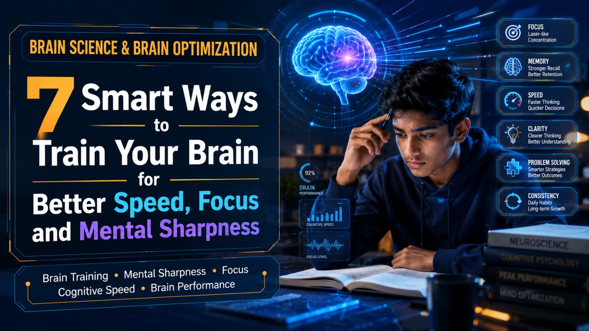 7 Smart Ways to Train Your Brain for Better Speed, Focus and Mental Sharpness