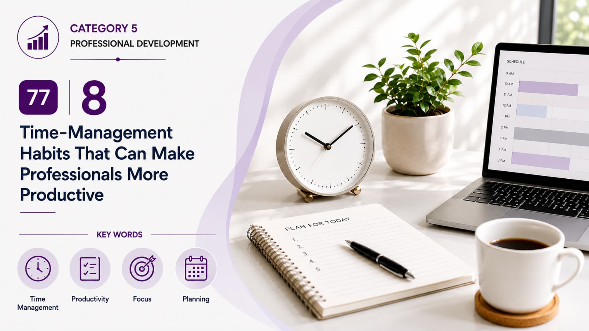 8 Time-Management Habits That Can Make Professionals More Productive