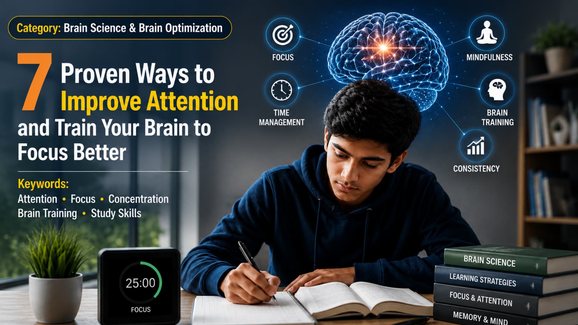 7 Proven Ways to Improve Attention and Train Your Brain to Focus Better