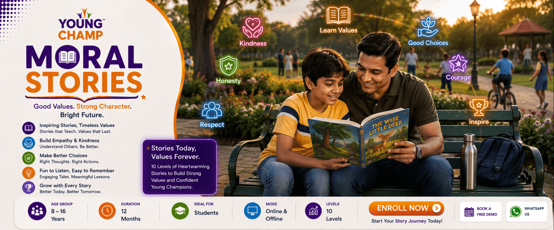Young Champ - Moral Stories & Value Education program visual