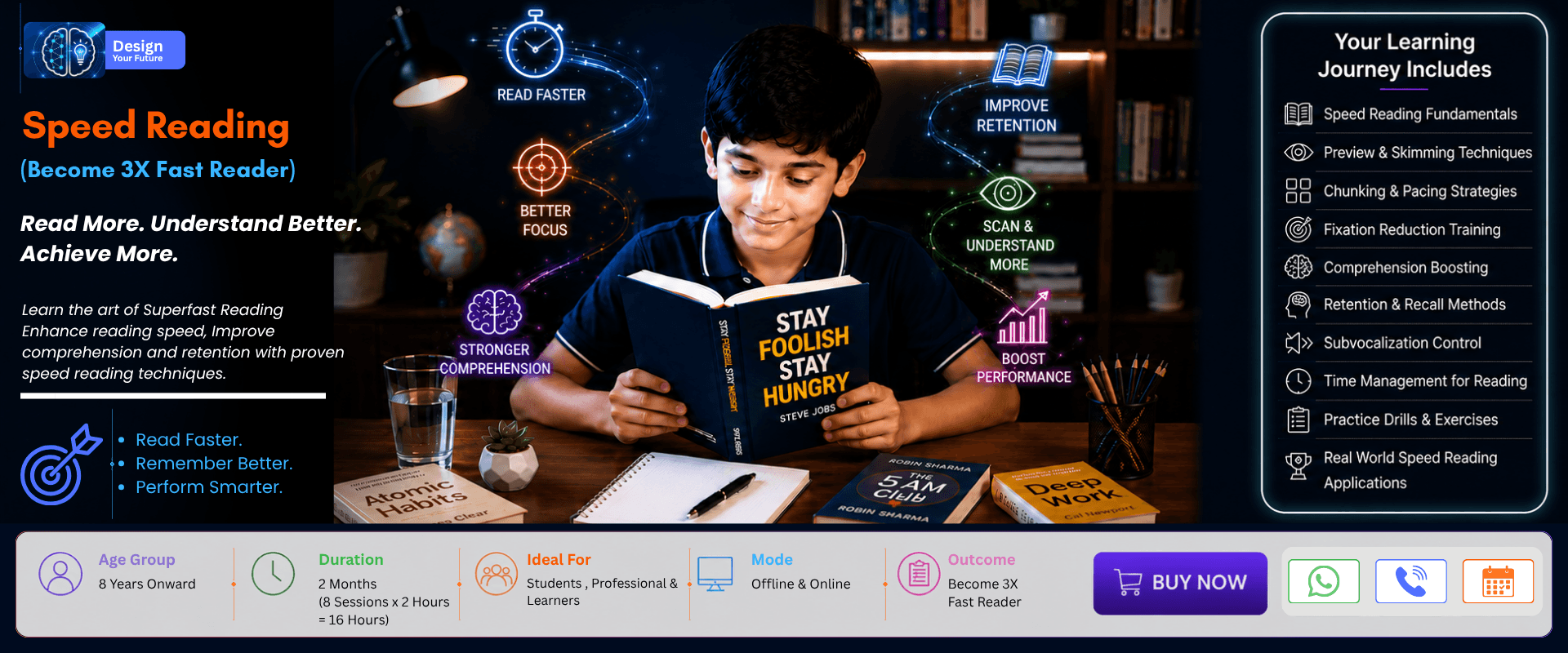 Speed Reading - Unlock Rapid Learning & Save Massive Time program visual